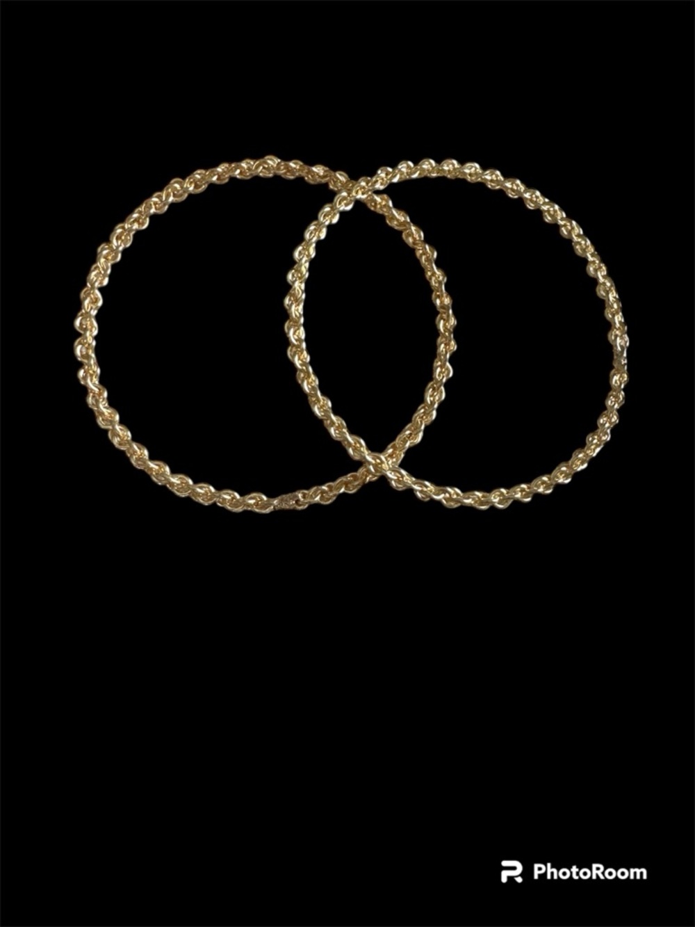 Gold Rope-Texture Bangle
